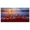 Designart - Colorful Sunset with Bright Waters - Seashore Canvas Art Print